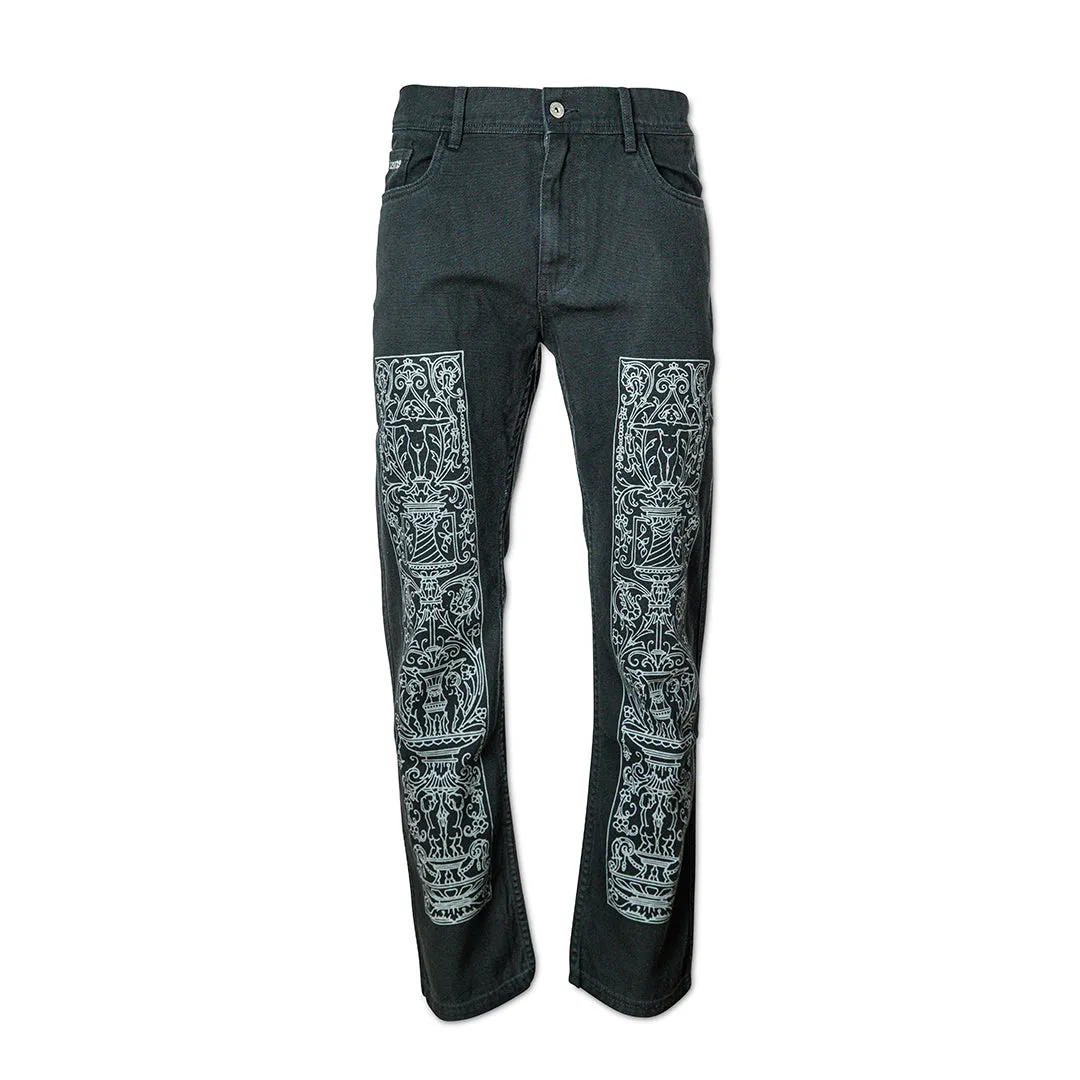 PLEASURES Friction Work Pants Black SIZE 34