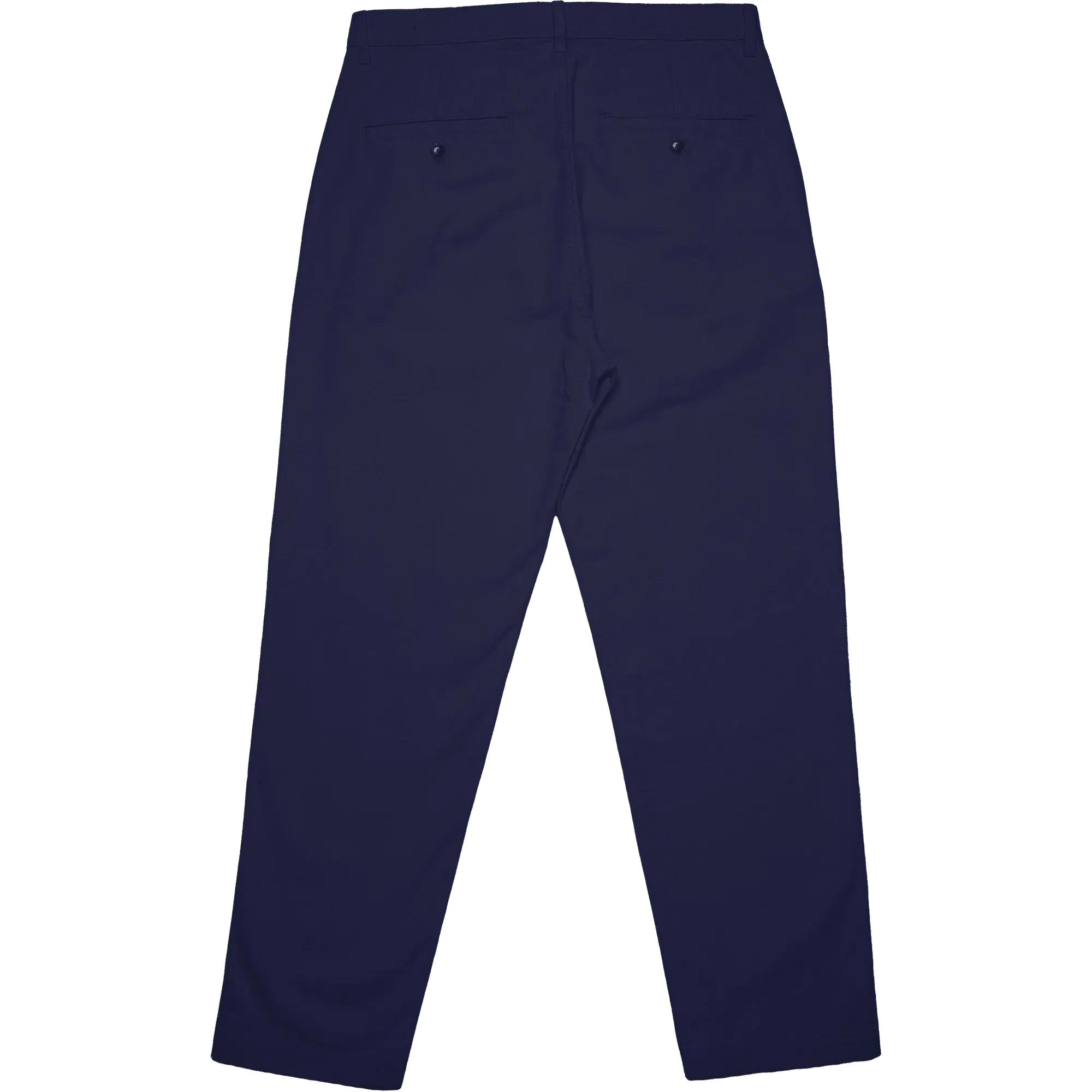 Pleated Twill Pants - Dark Indigo