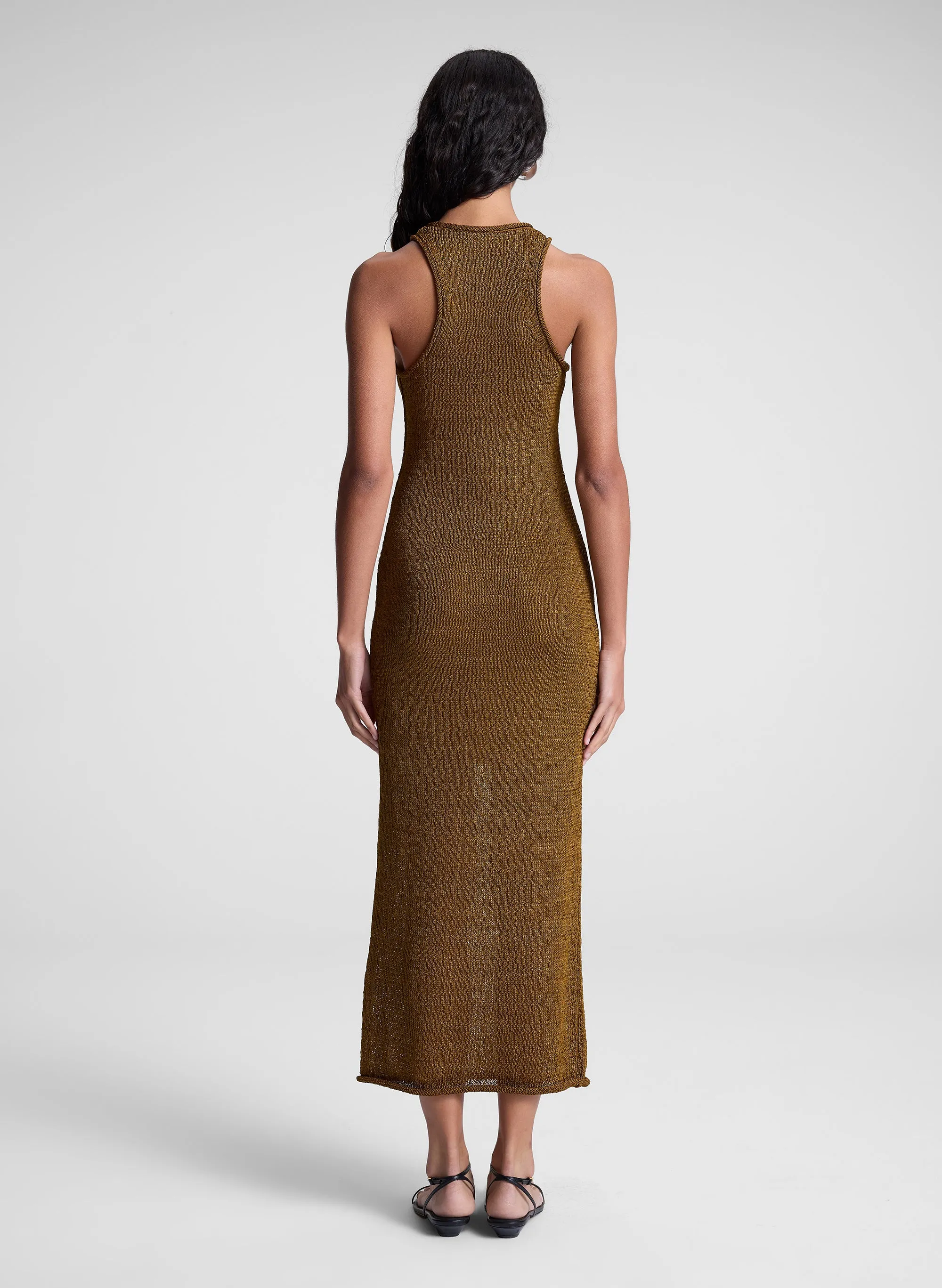 Raye Open Knit Midi Dress