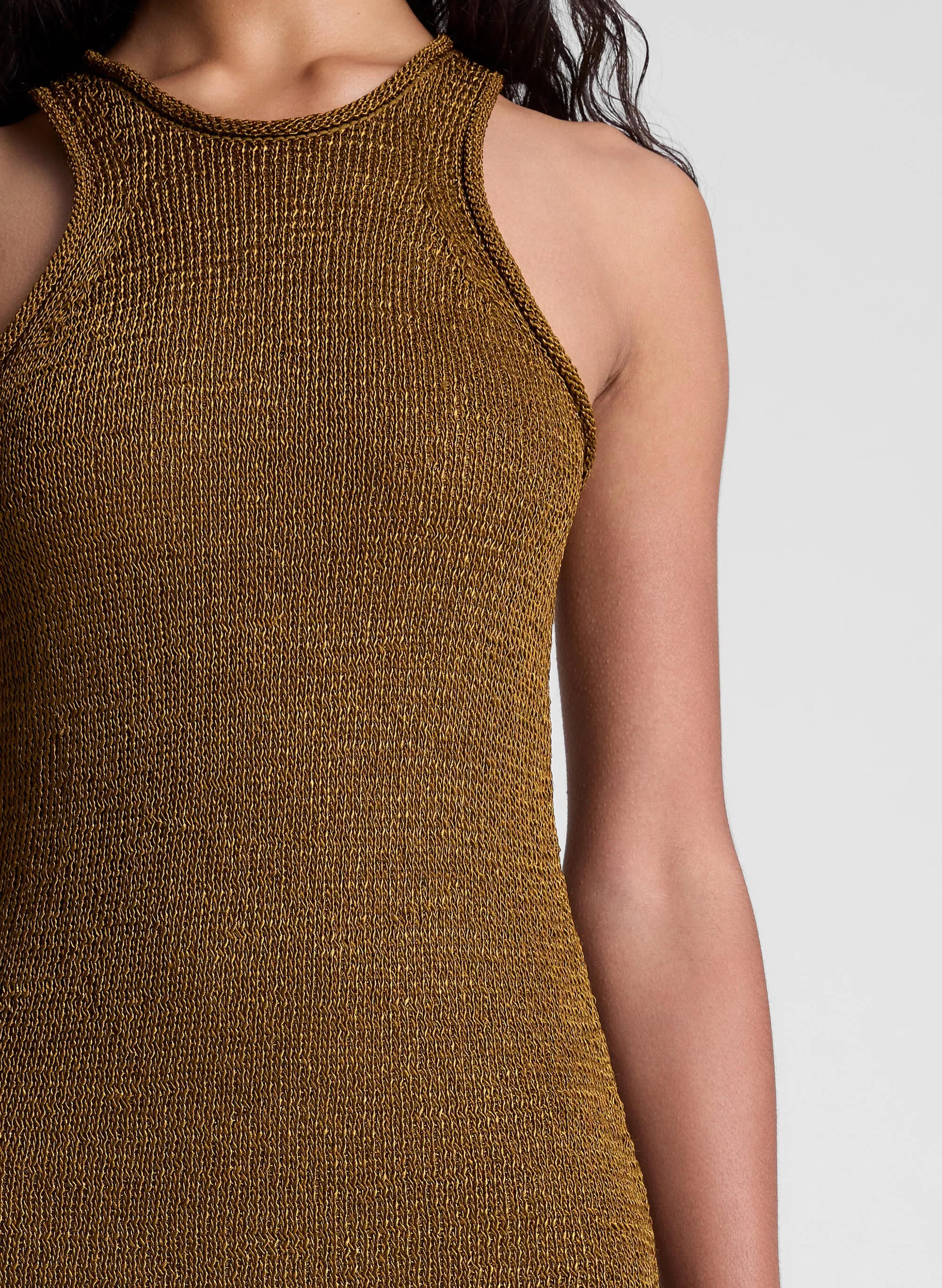 Raye Open Knit Midi Dress