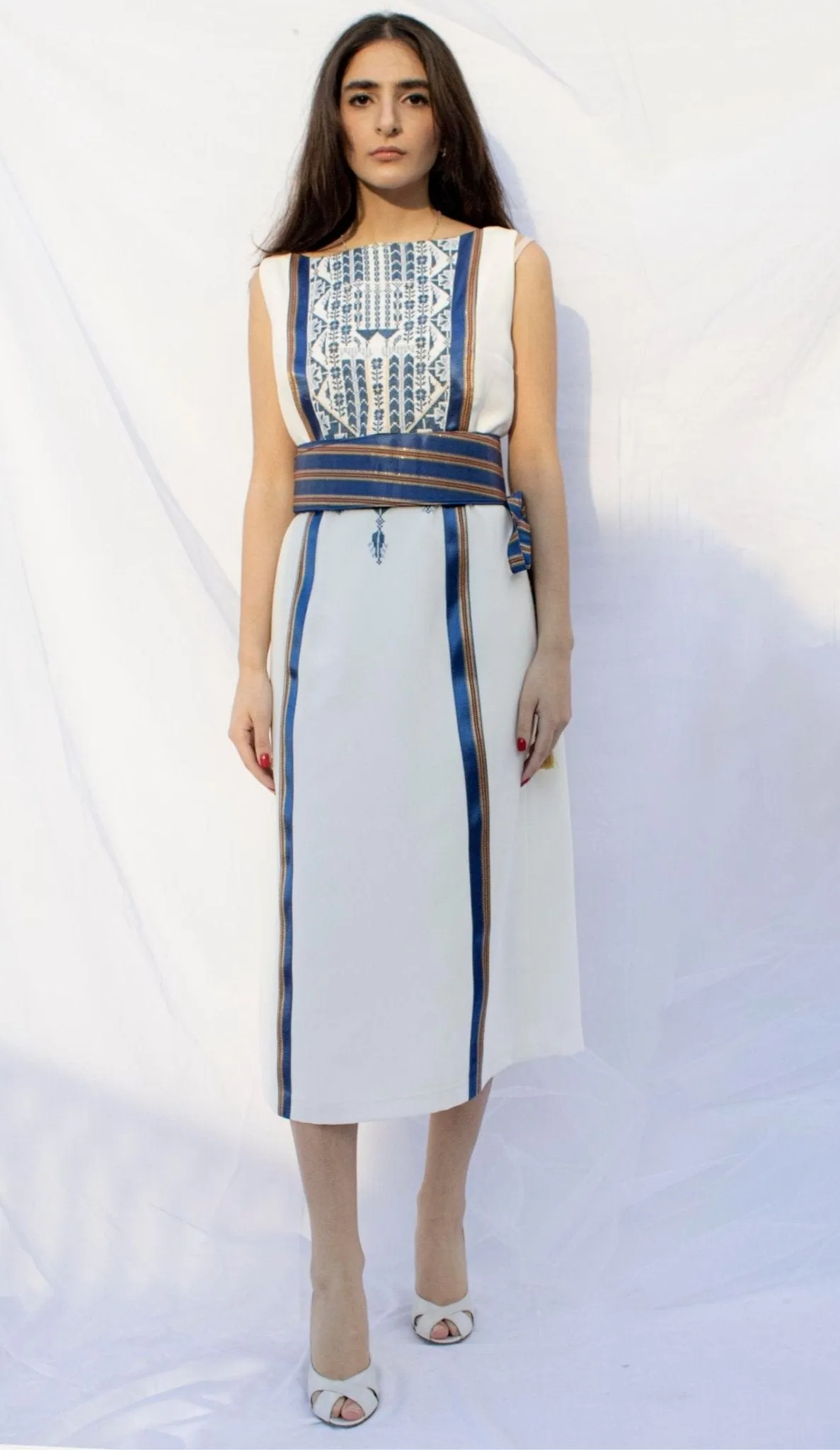 Samar - Hand Embroidered Saya Palestinian Dress