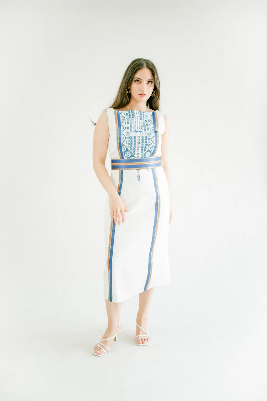 Samar - Hand Embroidered Saya Palestinian Dress