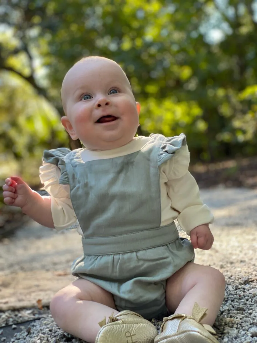 Sara Bubble Romper - Sage