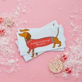 Sausage Dog Christmas Napkins x 20