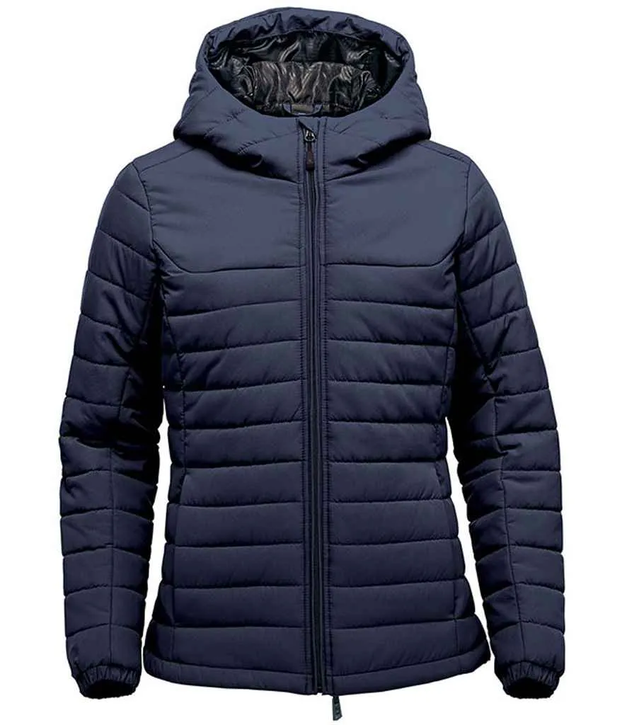 Stormtech Ladies Nautilus Quilted Hooded Jacket | Navy