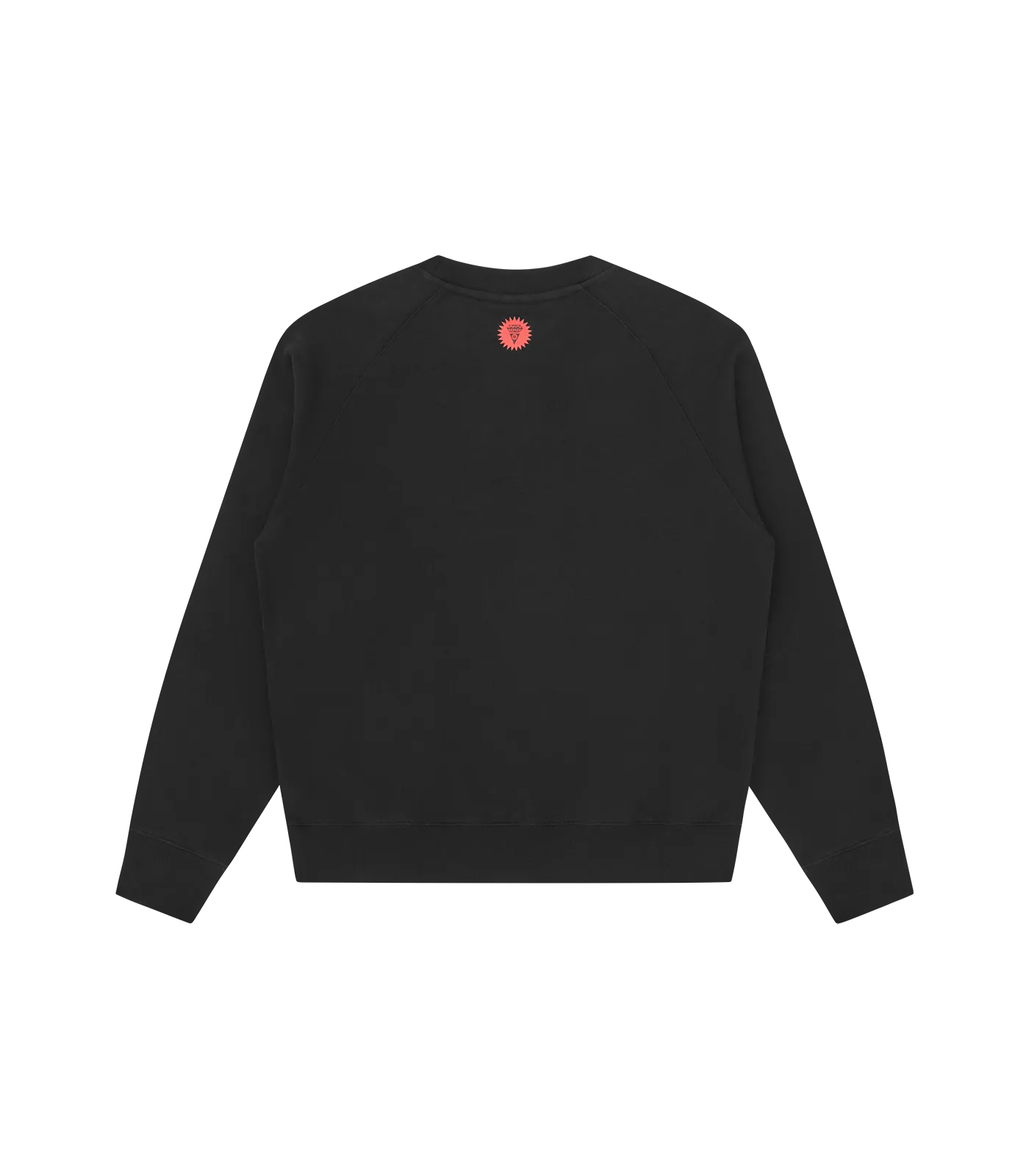 TRIPLE RUNNING DOG CREWNECK - BLACK