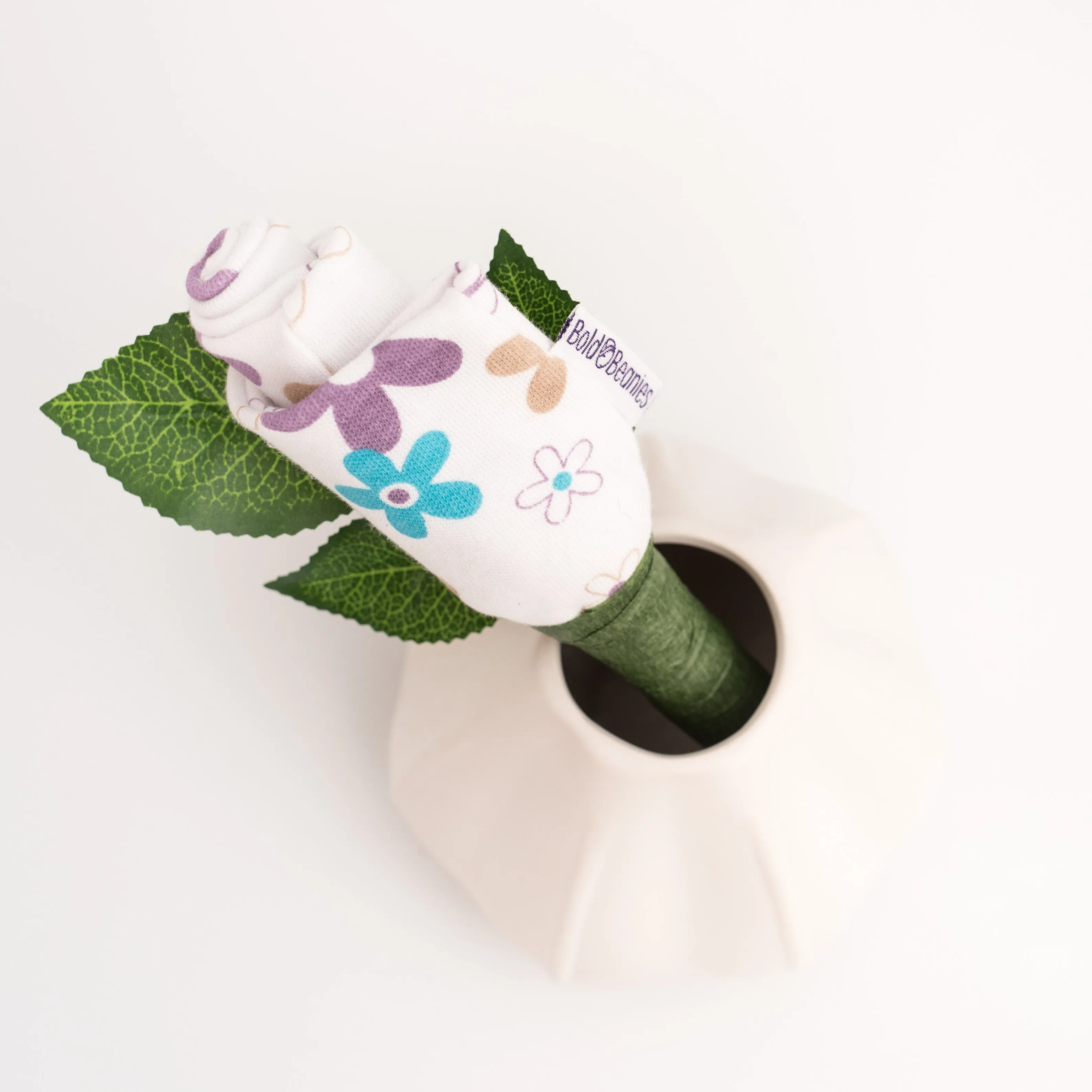Turquoise Pop Flower Chemo Sleep Cap