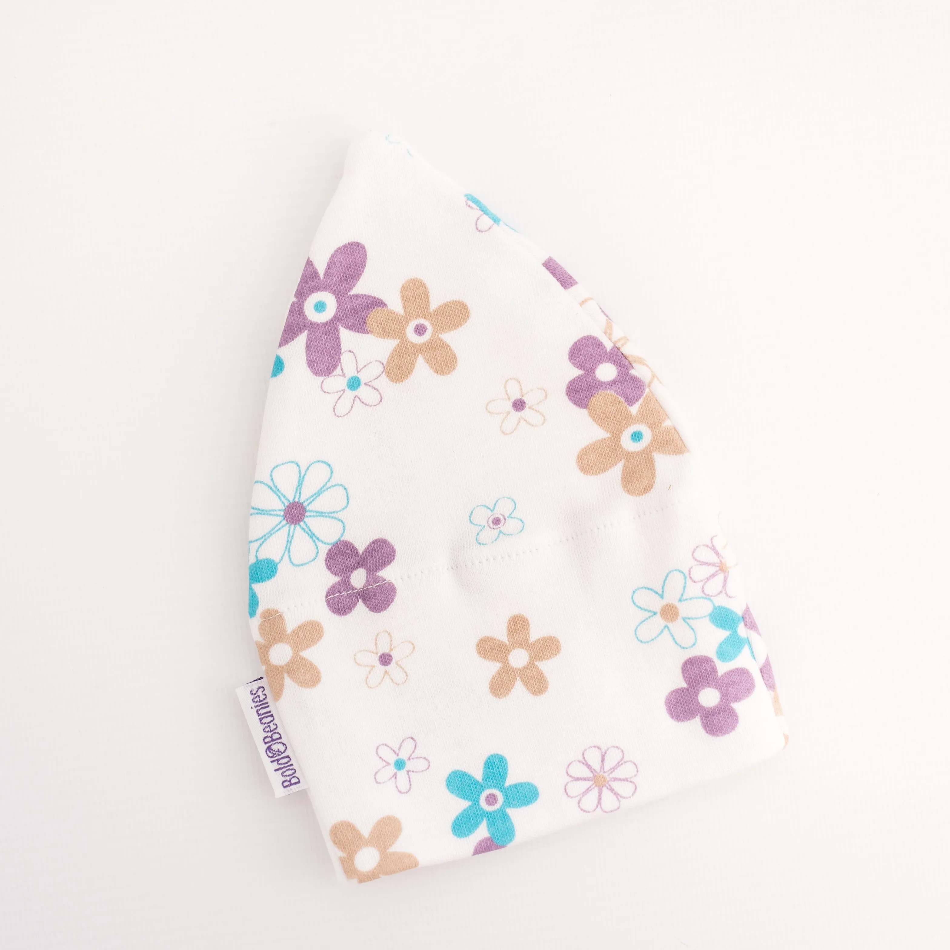Turquoise Pop Flower Chemo Sleep Cap