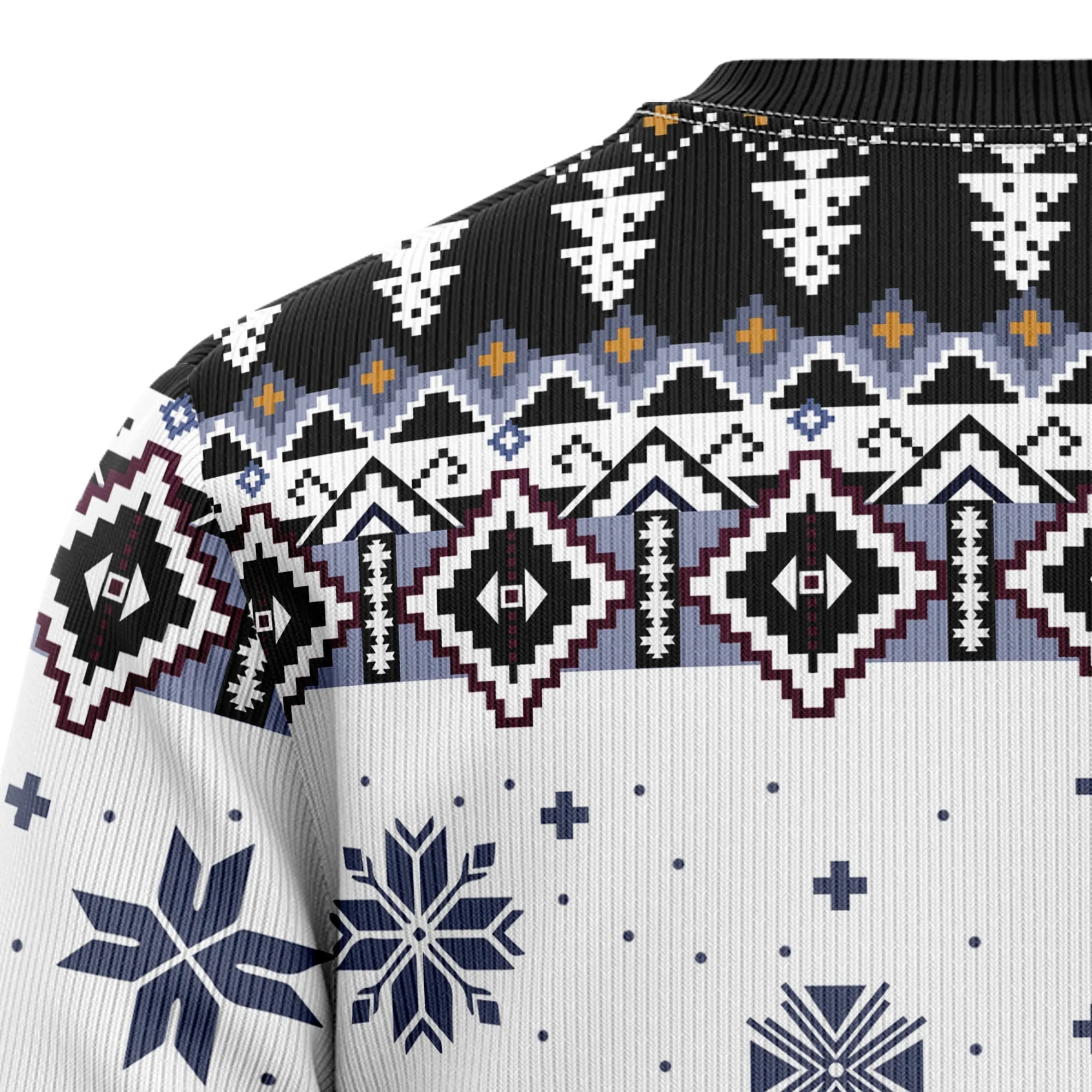 Ugly Christmas Wool Sweater JulesRoche All-Over Print