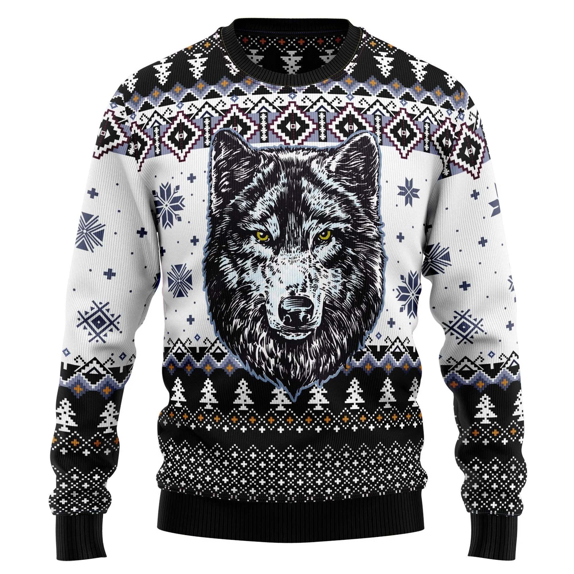 Ugly Christmas Wool Sweater JulesRoche All-Over Print