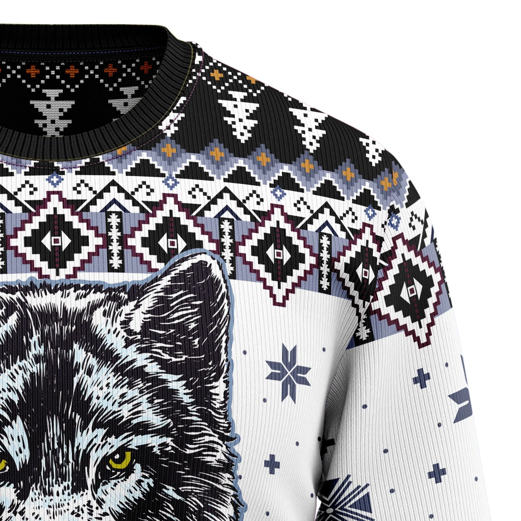 Ugly Christmas Wool Sweater JulesRoche All-Over Print