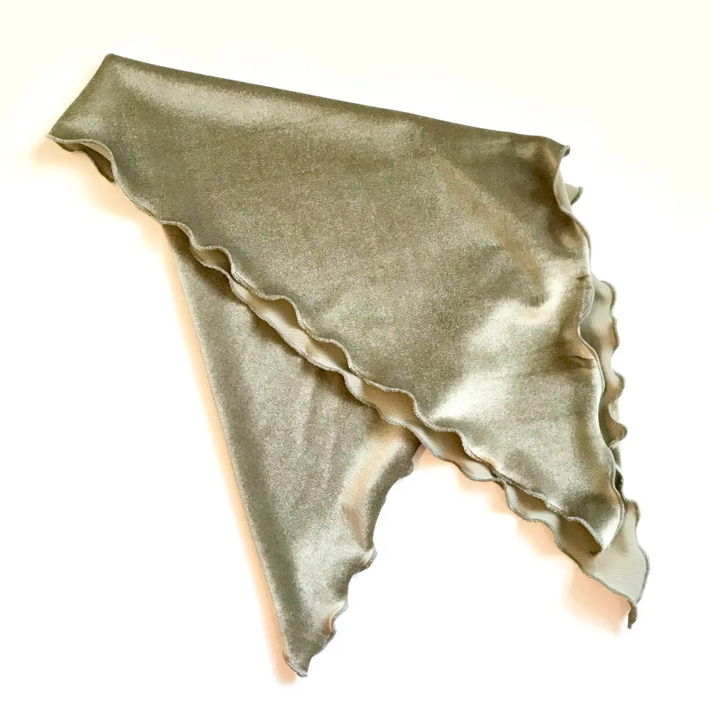 Velvet Chemo Hair Loss Head Scarf Grey