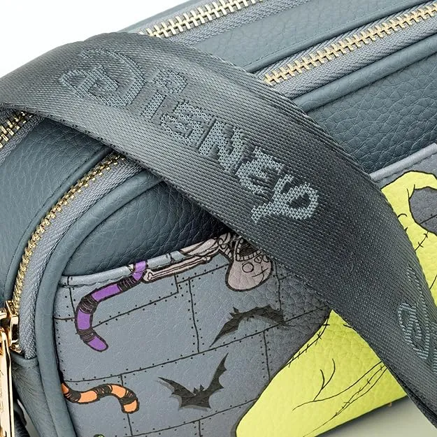WondaPop Nightmare Before Christmas - Oogie Boogie Designer Series Double Zipper Crossbody/Shoulder Bag