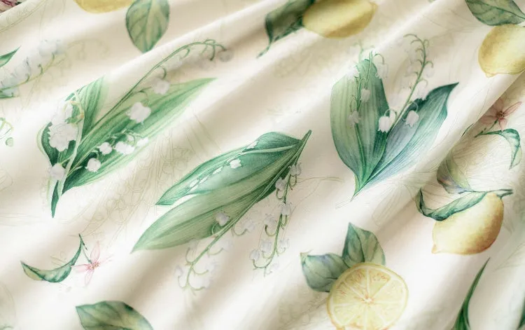 Yellow and Green Lemon Jumper Skirt Dress